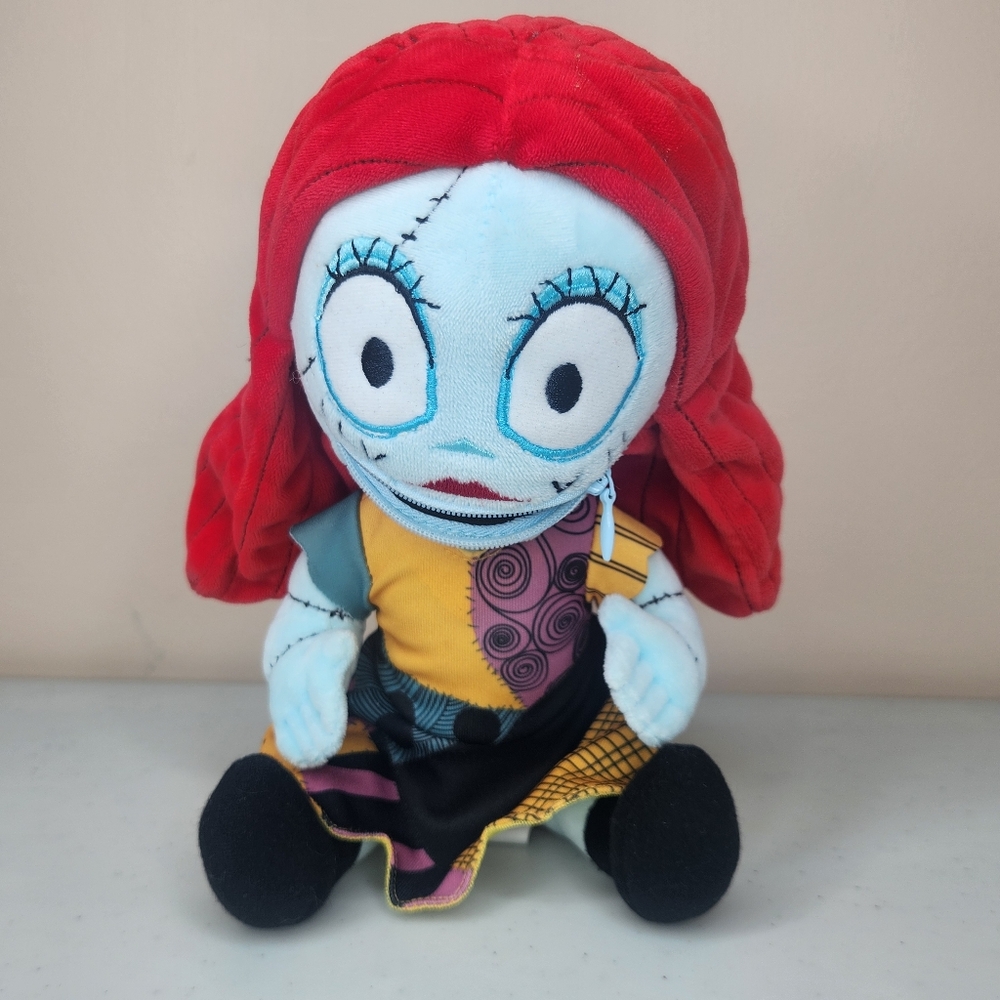 QMx Disney Nightmare Before Christmas Sally Zipper Mouth Plush Doll 9" 2011